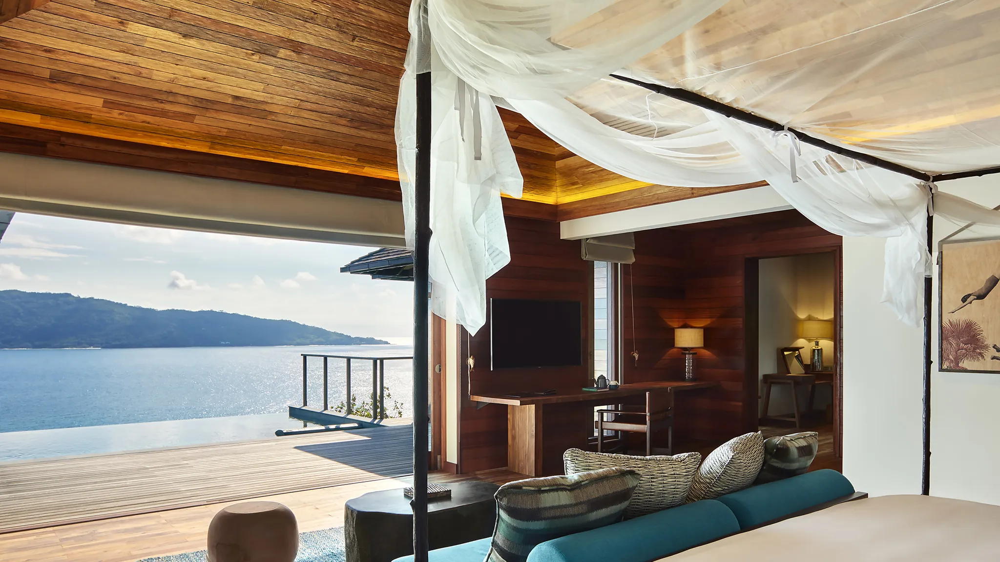 Private Ocean Islands Bedroom SixSensesZilPayson Seychelles CRHotel